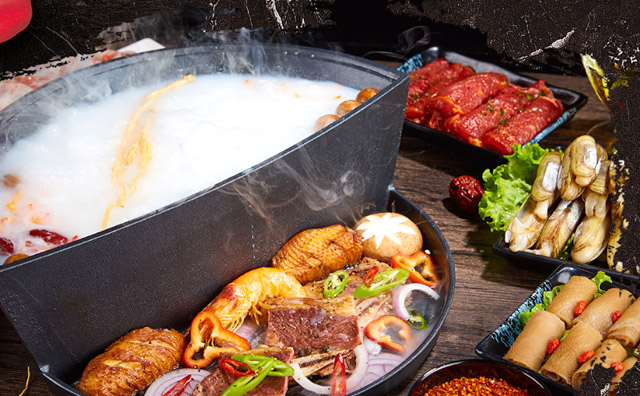 开一家一半涮一半烤的旋转小火锅好吗