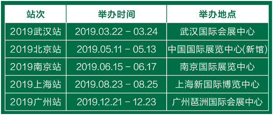 中国特许加盟展2019各站时间地点