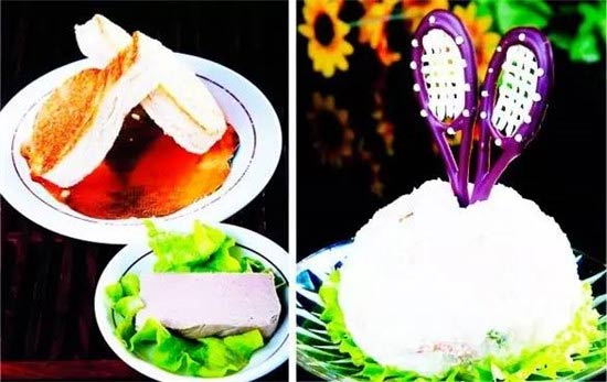 全聚德奥运乒乓球和网球主题菜品,非常夺人眼球