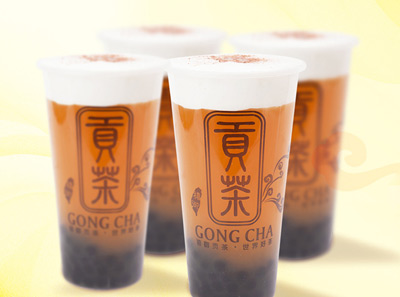 禧御贡茶珍珠奶盖茶